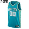 Dres Charlotte Hornets Prilagođeni Jordan 2023-24 City Edition Teal Swingman - Dječji